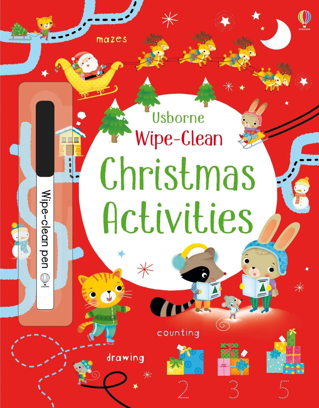 Wipe-Clean Christmas Activities - Tadpole