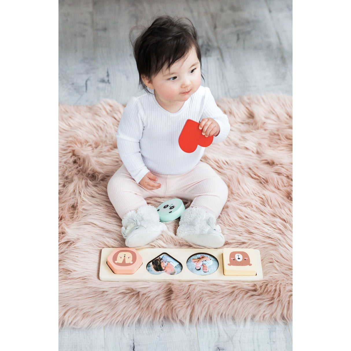 Wooden Photo Shapes Puzzle - Tadpole