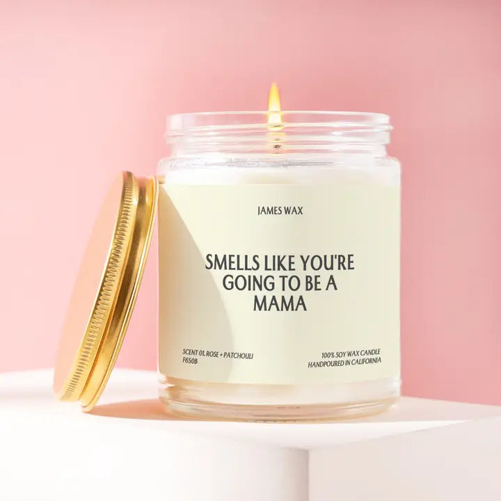 New Mom Gift Smells Like You're Going To Be A Mama Candle