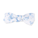 Blue Bows and Flowers - Knot Headband