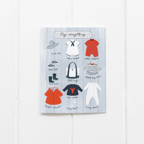 Tiny Everything Boy Greeting Card