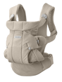BabyBjorn Baby Carrier Hold in Sand Gray brushed woven