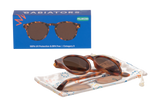 Tortoise Shell Gradient Lens Polarized Keyhole Sunglasses