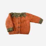 Pumpkin Cardigan Baby Kid Fall Thanksgiving Fall Winter