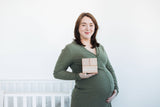 Natural Wooden Milestone Blocks Photo Prop