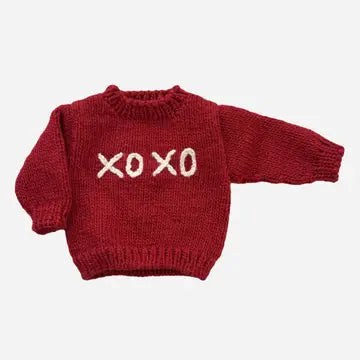 Xoxo Sweater, Red | Baby & Kid Love Valentine's Sweater