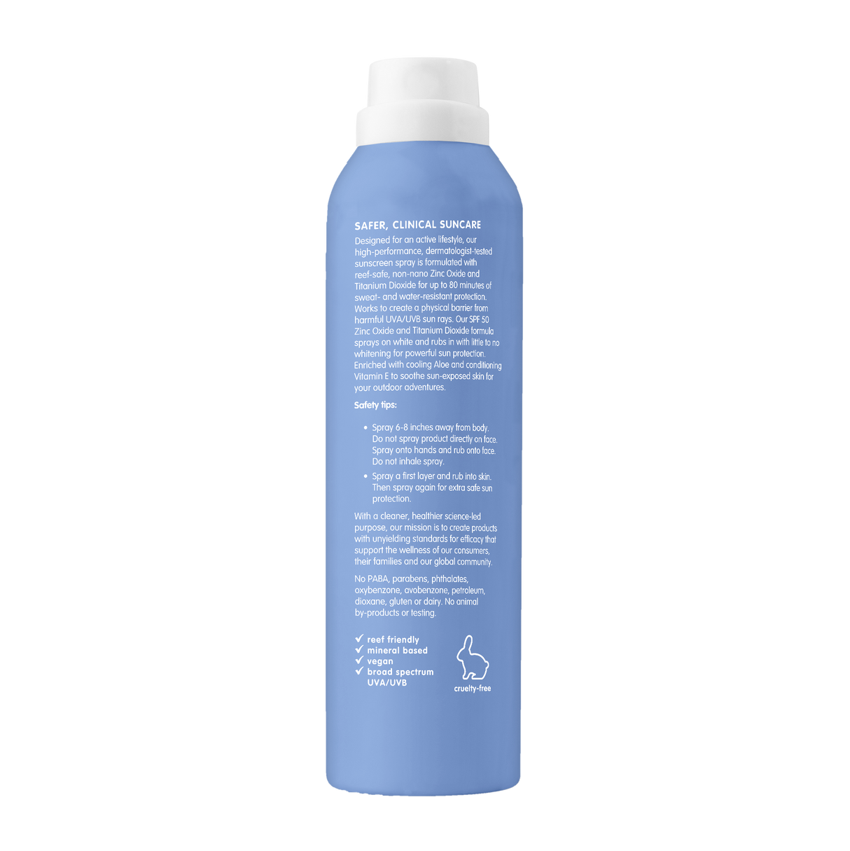 Think Sport SPF 50 All Sheer Mineral Sunscreen Spray