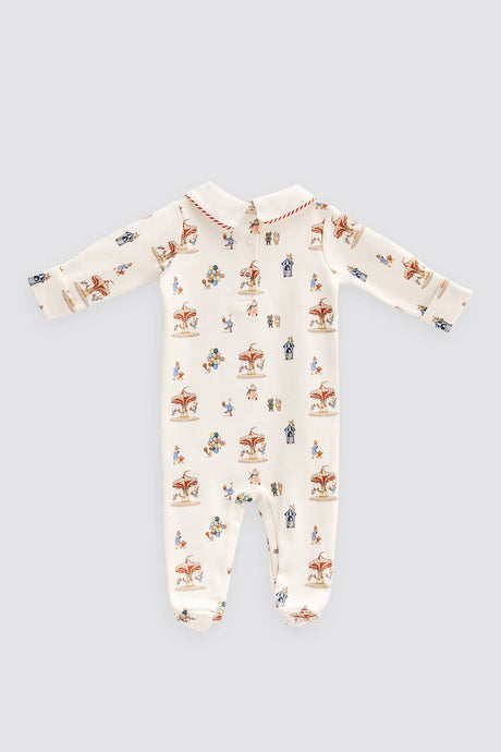 Baby Footed Onesie - Funfair 