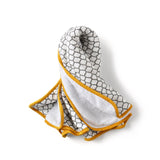 Hooded Towel: Handmade, Block-Printed Cotton, Baby/Toddler