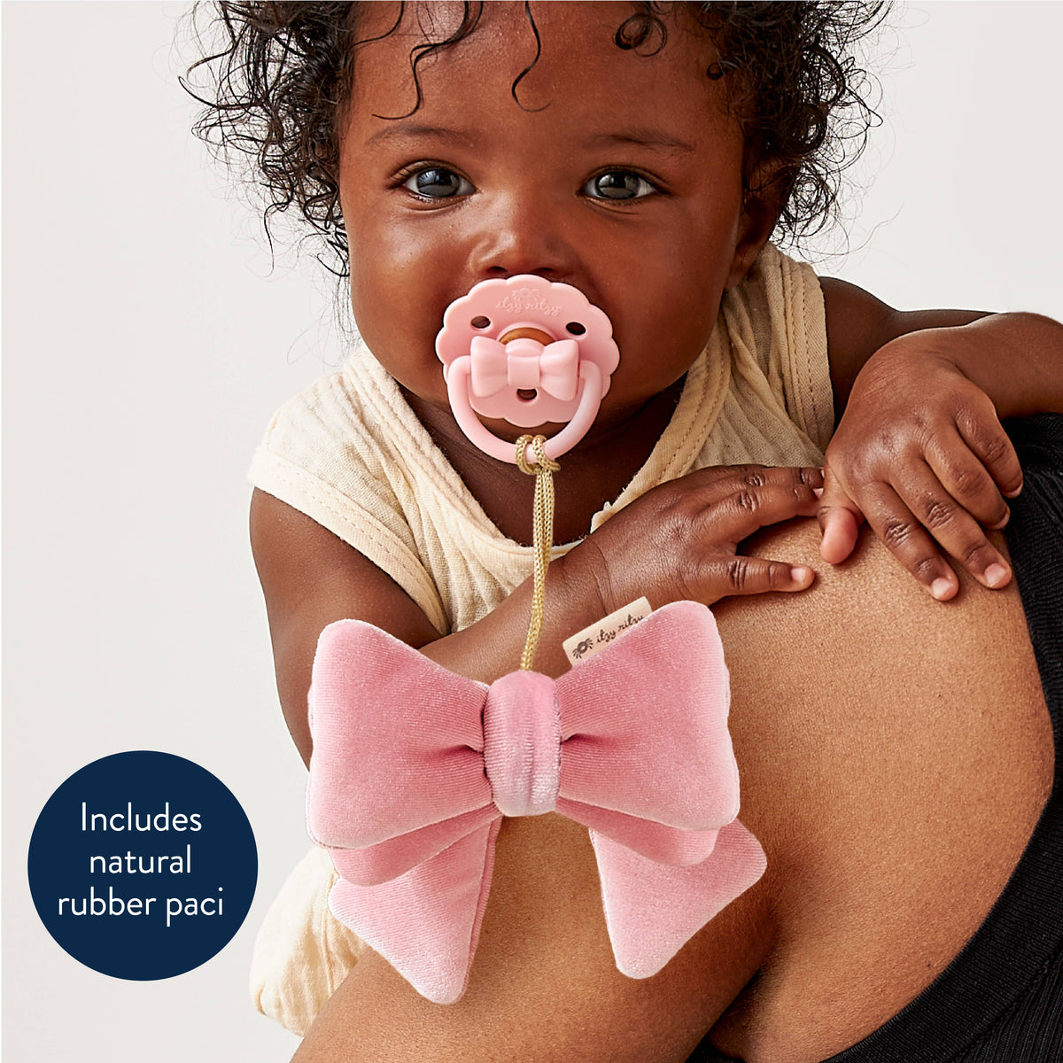 *NEW OPTIONS* Bitzy Pal Natural Rubber Pacifier & Plush
