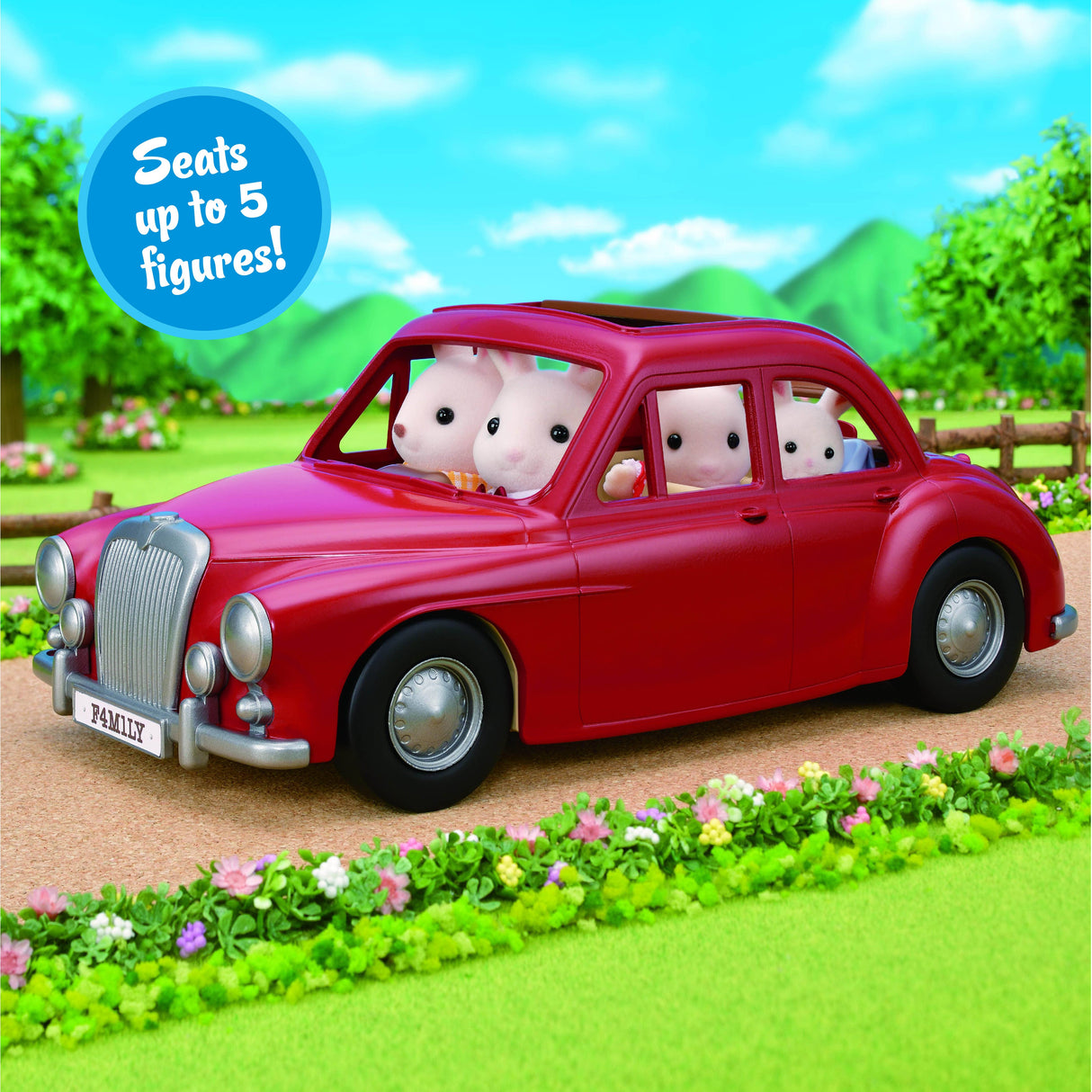 Calico Critters Family Cruising Car, Toy Vehicle for Dolls