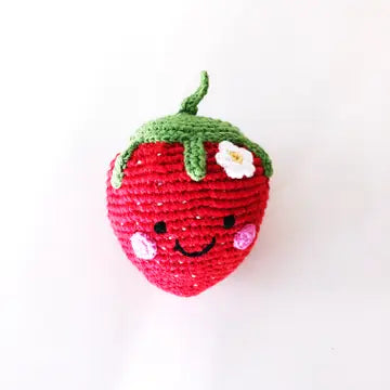 Pretend Play Food Rattle - Strawberry