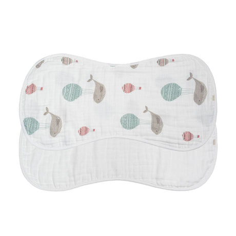 Bamboo Muslin Burp Cloth Set 2-Pack
