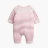 CHENILLE PINK SWEATER ROMPER