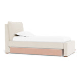 Blush Velvet Trundle Fabric (Performance Velvet)