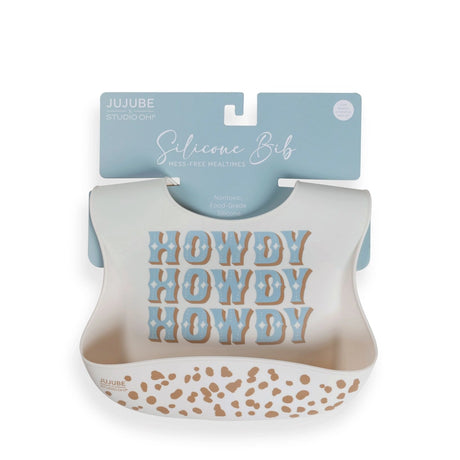 Jujube Silicone Bib