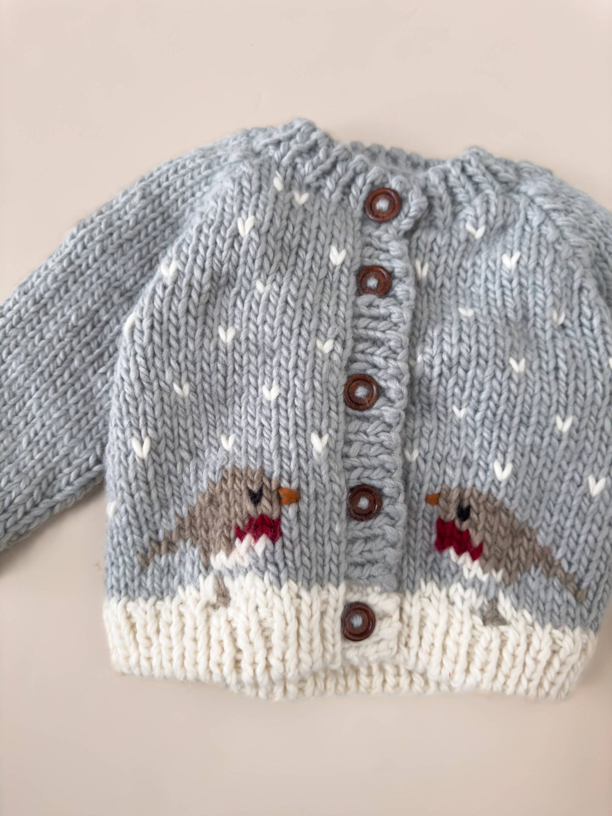 Robin Cardigan Baby Winter Holiday Christmas Sweater Gift