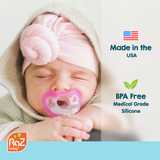 RaZbuddy Ethan Penguin Paci/Teether Holder