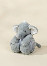 Elephant Plush Toy Snuggling Blanket