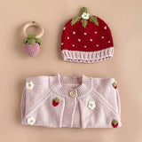 Cotton Addie Strawberry Beanie Baby Hat Gift
