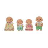 Calico Critters Toy Poodle Family, 4 Doll Figures