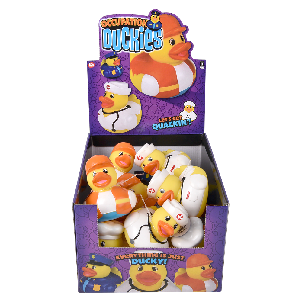 3.75" OCCUPATION RUBBER DUCKIES