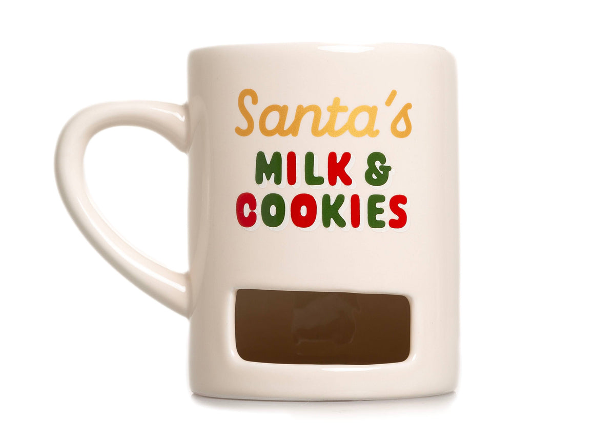Christmas Mug with Cookie Slot, Santa's Milk & Cookies