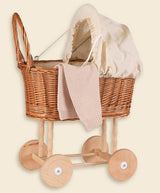 Wicker Pram Eggshell