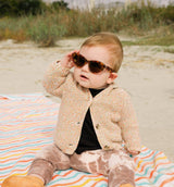 Classic Tortoise Cat-Eye Sunglasses for Babies and Kids