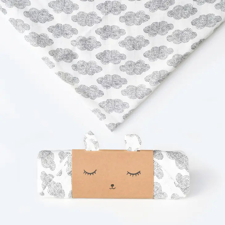 Organic Muslin Swaddle - Cloud