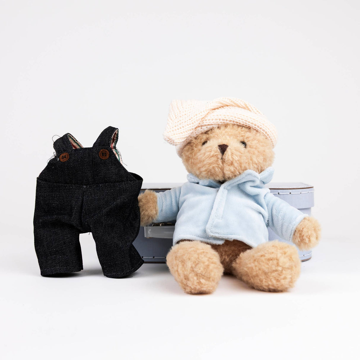 Morris With Clothes In A Case