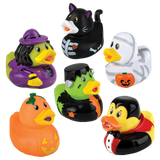 HALLOWEEN RUBBER DUCKIES 2"