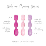 Silicone Dipping Spoons 3 Pack