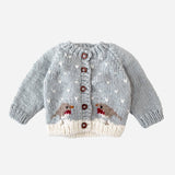 Robin Cardigan Baby Winter Holiday Christmas Sweater Gift
