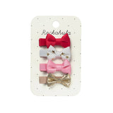 Festive Mini Bow Clips