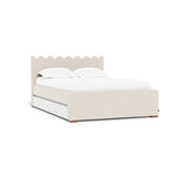 White Enviroleather Trundle Fabric
