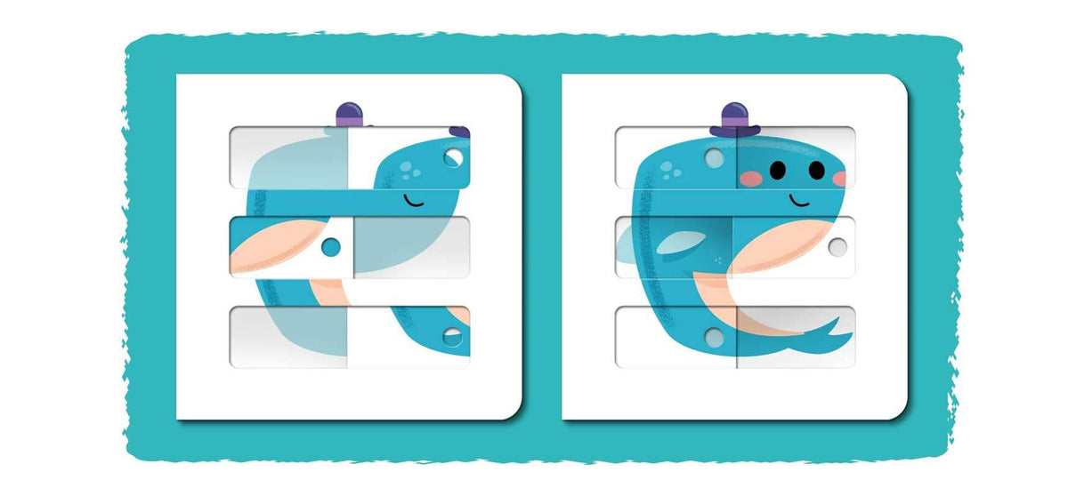 My First Sliding Puzzles - Ocean Animals by Little Genius Books