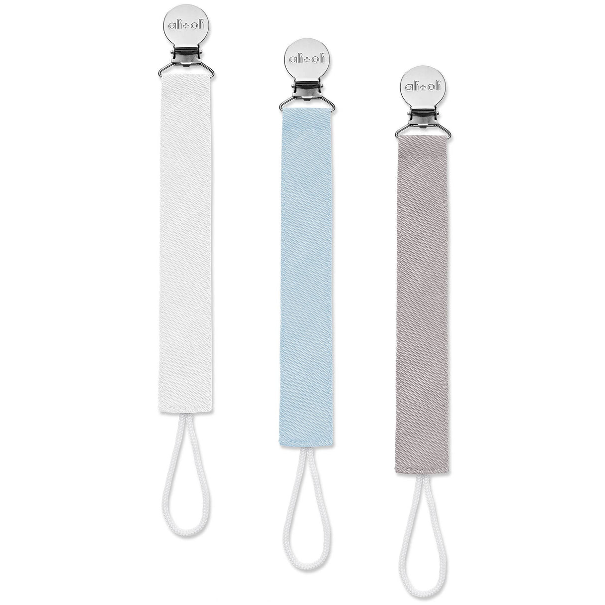 Pacifier Clips (set of 3)