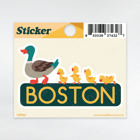 Boston Ducks Line Sticker