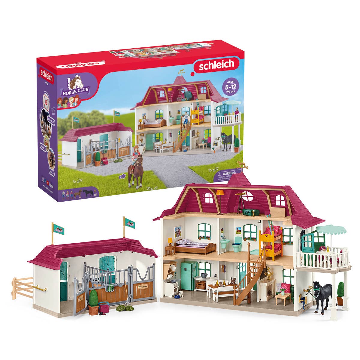 Horse Club Lakeside Country House  Horse Toy Playset