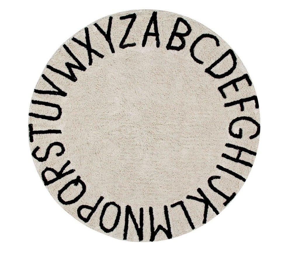 Round Abc Natural-Black