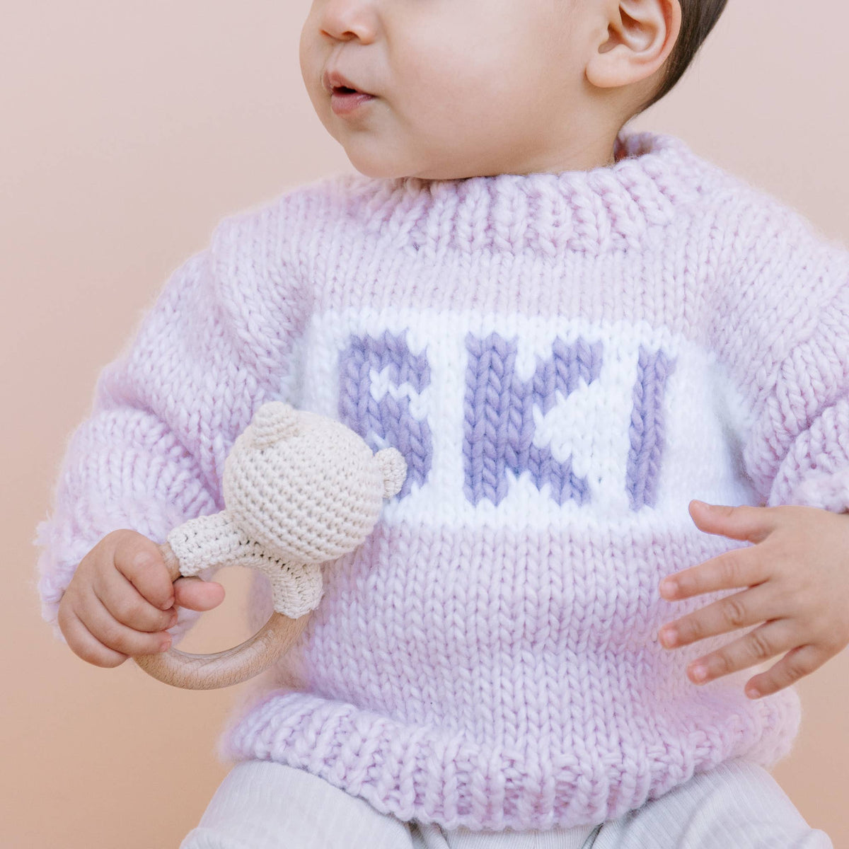 Ski Sweater Baby Pink Kids Girls Clothing Christmas Holiday