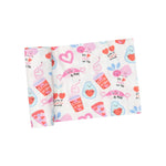 Love You Foodie Much Swaddle Blanket 45X45