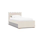 Fog Grey Trundle Fabric (Performance Heathered)