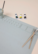 Art Painting Silicone Placemat Seafoam
