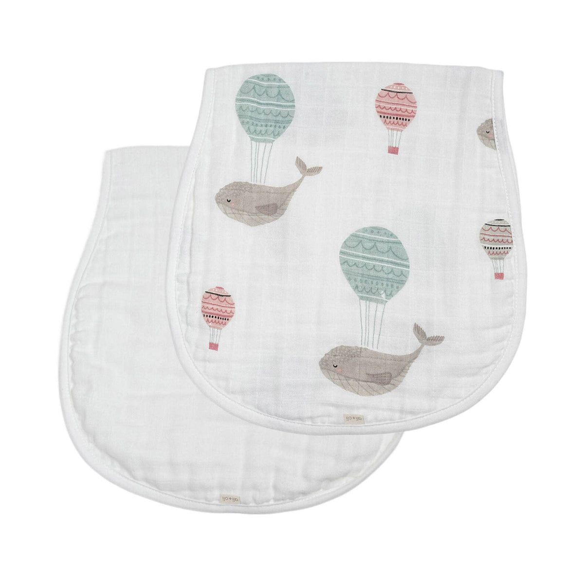 Bamboo Muslin Burp Cloth Set 2-Pack
