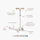 Banwood ECO Scooter - Ivory