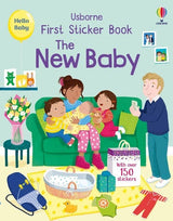 First Sticker Book The New Baby : Usborne