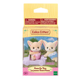 Calico Critters Fennec Fox Twins, 2 Collectible Doll Figures