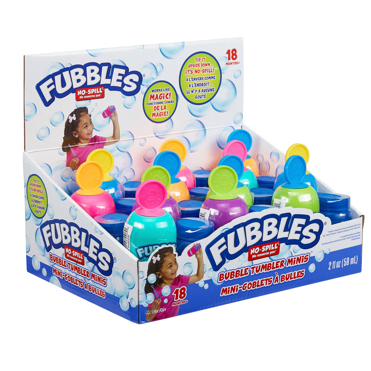 FUBBLES NO SPILL MINI TUMBLERS